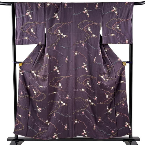 Kimono giapponese komon - komon, viola