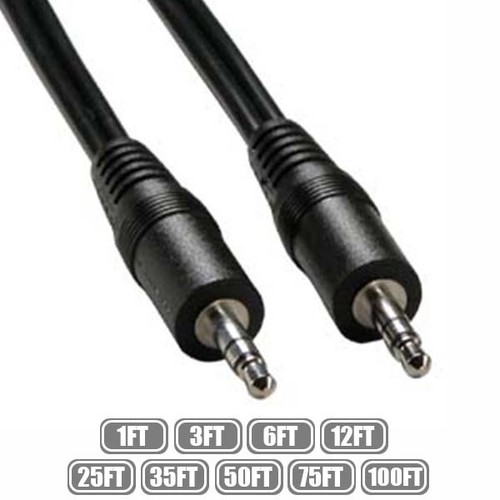 100ft 3 5mm aux maschio - 1/8",