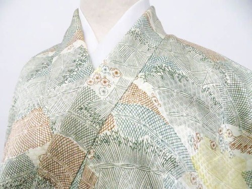 Kimono giapponese komon - kimono, bianco